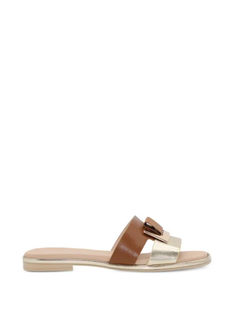 Ron White Valinda buckle strap sandals Brown VALINDA