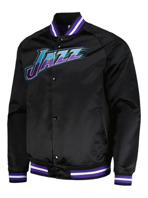 Mitchell & Ness satin bomber jacket Black SJKT6296UJAYYPPPBLCK