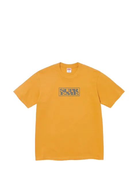 Supreme Connect logo-print T-shirt Yellow SU26389