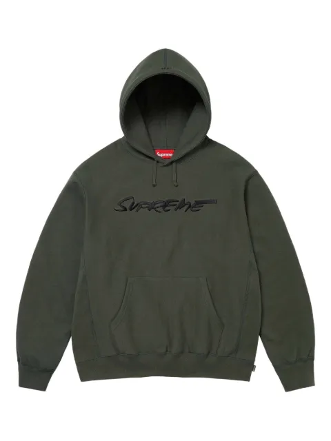 Supreme Futura drawstrings hoodie Green SU26379
