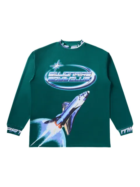 Billionaire Boys Club Discovery long-sleeve knit top Green 8518310GRN