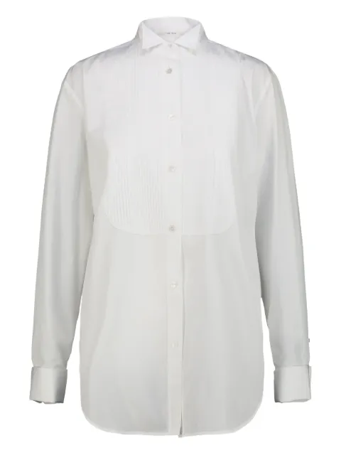 The Row Erelia pleated shirt White 10469W4280