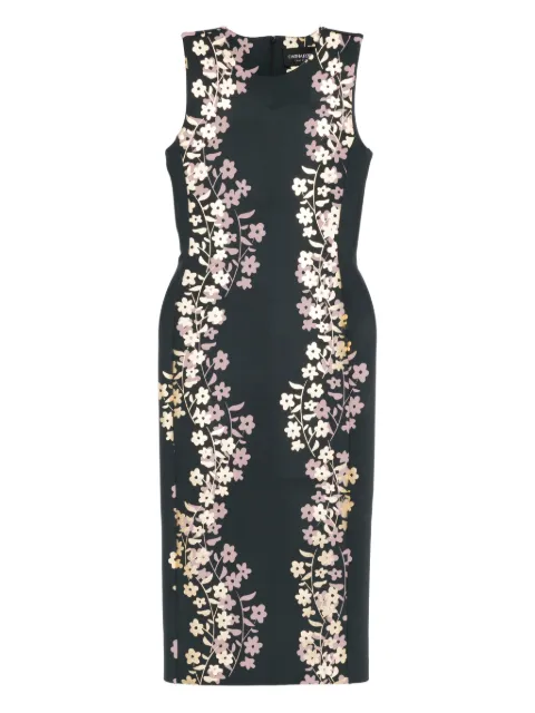 Cynthia Rowley floral-print sleeveless midi dress Black 25F1DR02PL