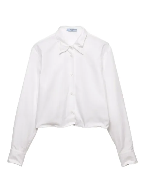 Prada pointed-collar shirt White P414ISOOO183S