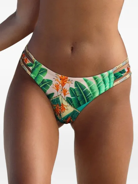 Del Maar Khuyana tropical-print bikini bottoms Green DMAL50BOTTOM