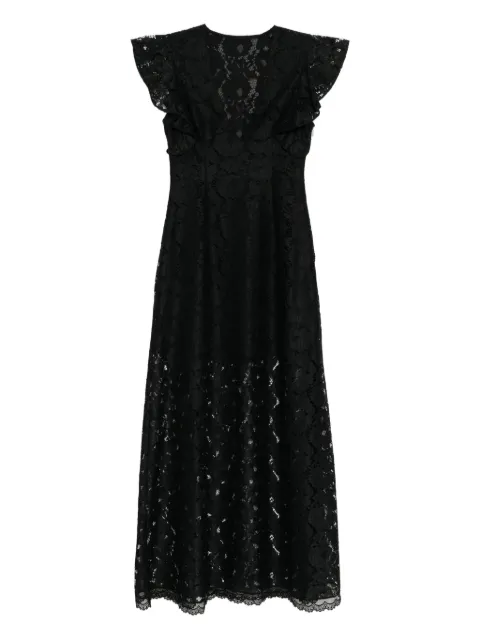 Cynthia Rowley lace midi dress Black 25F1DR13LA