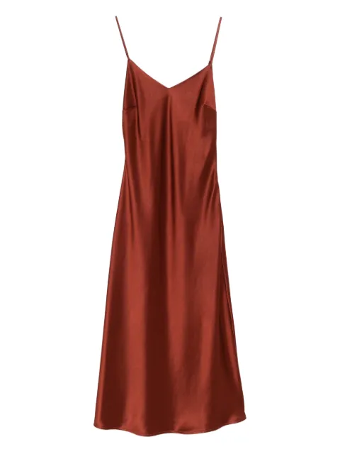 Cynthia Rowley satin dress Brown 25F1DR15AC
