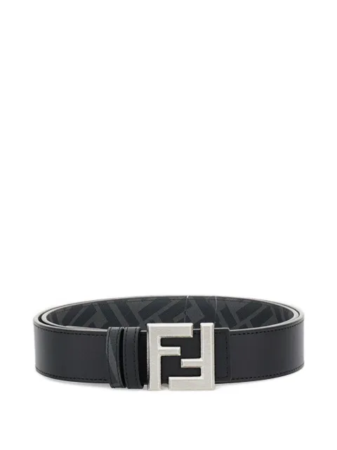 FENDI logo-buckle belt Black 7C0553AVV7