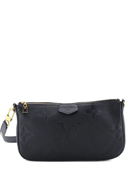 Louis Vuitton Pre-Owned Multi Pochette Accessoires Monogram Empreinte Giant crossbody bag Black PO2LJ71S90DCGGZX