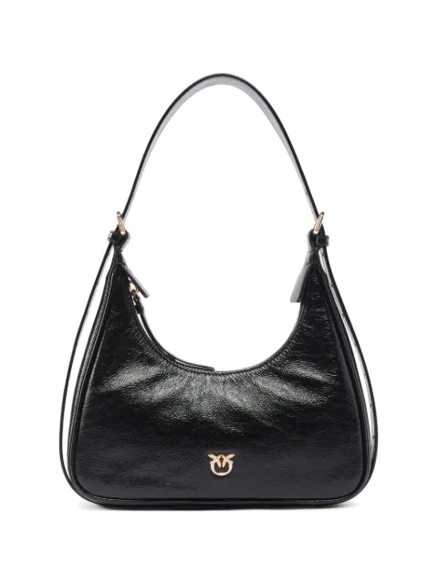 PINKO Miss Pinko mini shoulder bag in shiny leather Black 105900A315