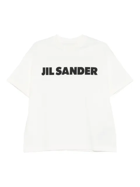 Jil Sander logo crew-neck T-shirt White J02GC0140J20347