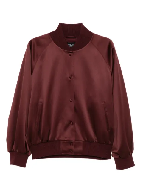 Cynthia Rowley satin bomber jacket Red 25F1JK07PL