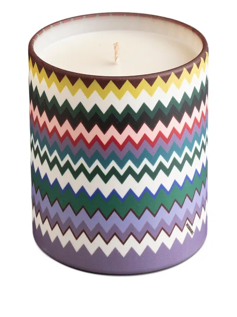 Missoni Home micro zigzag scented candle (220g) Purple MHFMZZ01S1