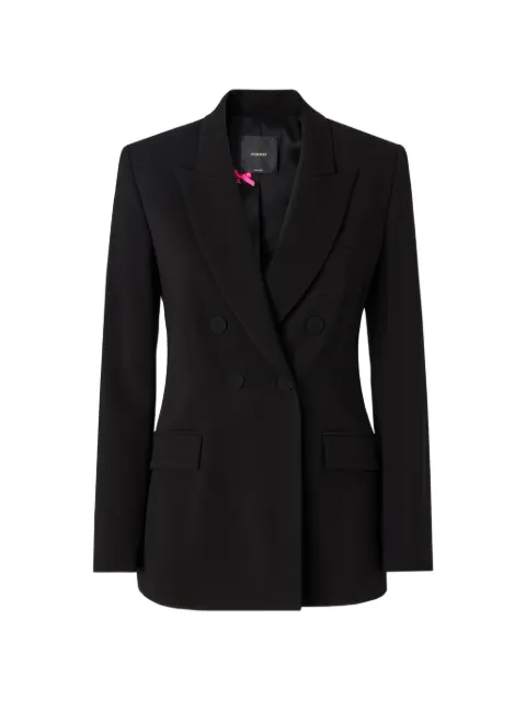 PINKO fitted double-breasted jacket Black 104218A2Q2