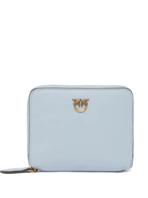 PINKO logo zip wallet Blue 100249A0F1