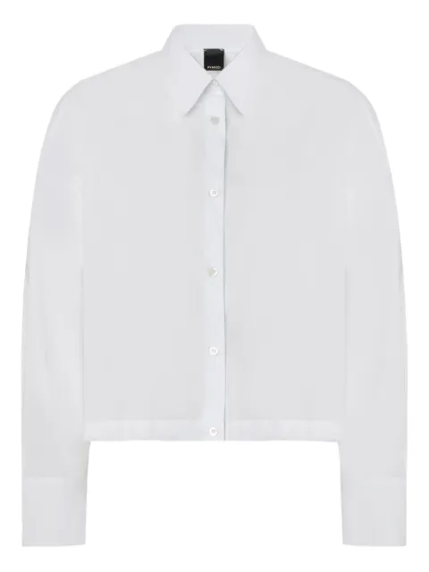 PINKO buttoned collar cotton shirt White 106249A32L