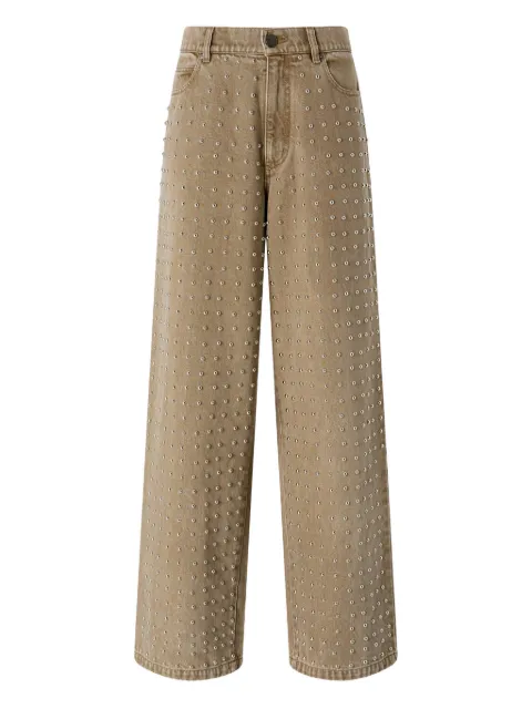 PINKO brown jeans with studs Neutrals 104601A37G