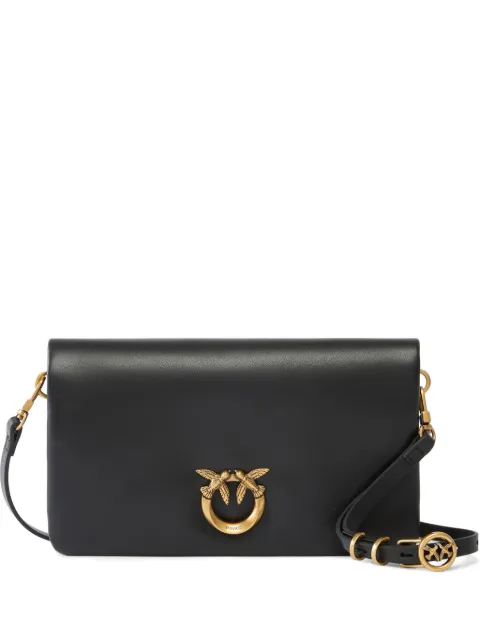 PINKO small Love Birds leather shoulder bag Black 106023A0QO