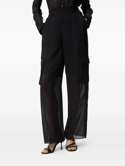 PINKO lightweight trousers with cargo pockets Black 106792A3AT
