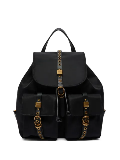 PINKO medium nylon backpack Black 106051A358