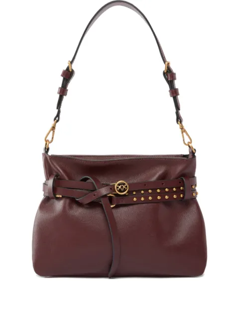 PINKO Belt Bag Mini small shoulder bag in leather Red 106177A0QO