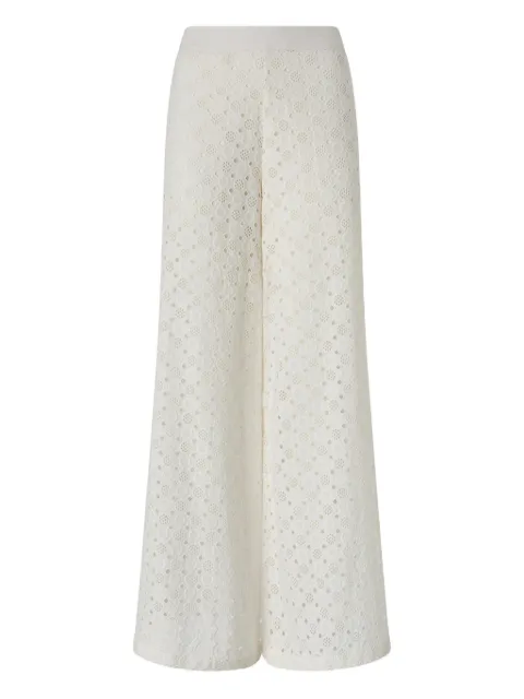 PINKO patterned trousers White 106440A35P