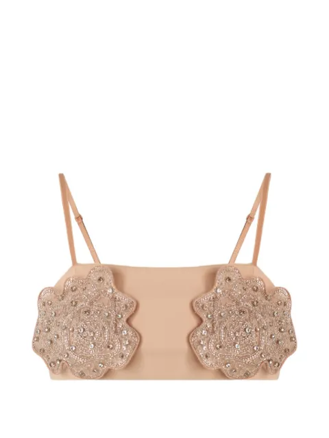 PINKO bead-embellished bandeau top Pink 106622A31P