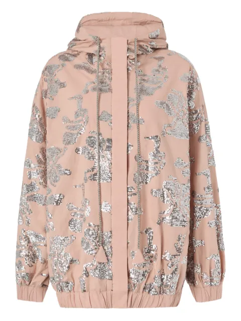 PINKO floral-patterned jacket Grey 106507A367
