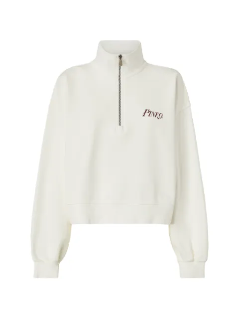 PINKO sweatshirt with heart and Pinkotini print Neutrals 106360A34U