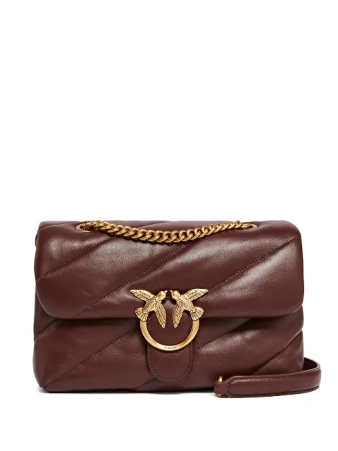 PINKO medium shoulder bag Love Bag Puff maxi quilt Brown 100038A0F2
