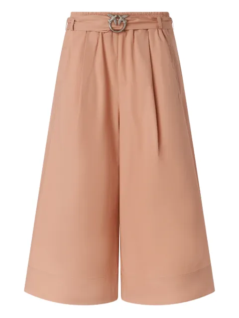 PINKO long shorts with Love Birds buckle Pink 106439A35Q