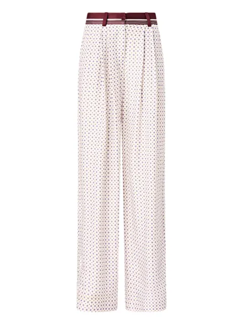 PINKO trousers with tie motif Neutrals 106203A31K