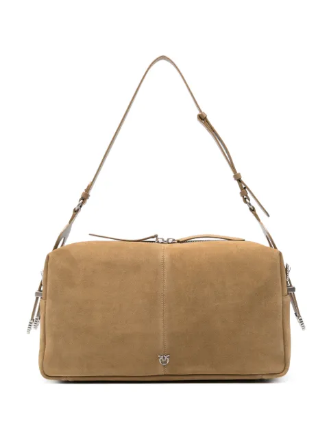 PINKO Keeper bag large shoulder bag in suede Neutrals 106678A0F6