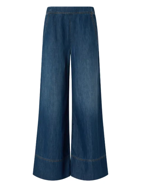 PINKO wide-leg jeans in linen-blend denim Blue 106398A33J