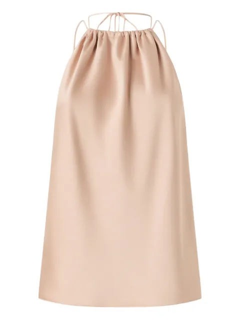 PINKO top in satin with halterneck Neutrals 106621A1Y5