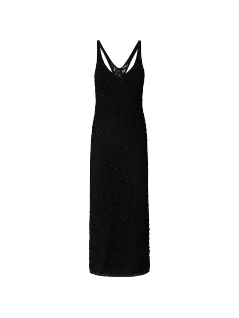 PINKO midi V-neck dress Black 106477A36H