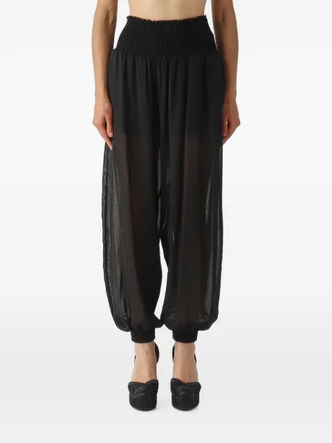 PINKO lightweight flowing trousers Black 106845A3B2