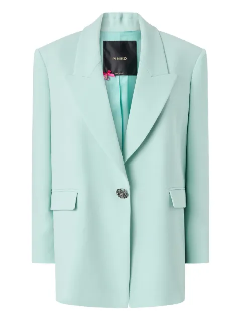 PINKO jacket with rose jewel buttons Green 106628A2Q2