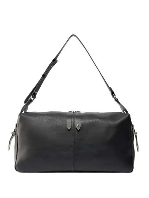 PINKO Keeper Bag large shoulder bag in new biker leather Black 106678A2JG