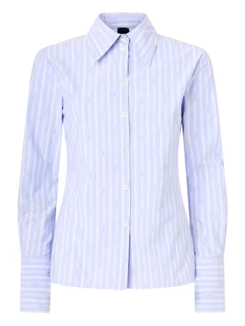 PINKO striped cotton shirt Blue 106481A36J