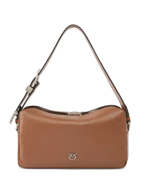 PINKO logo plaque shoulder bag Brown 106761A2JG