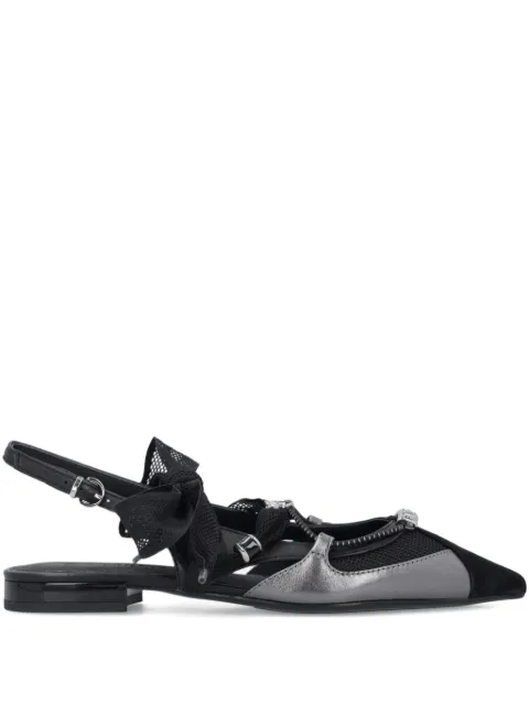 PINKO slingback ballerinas with ties Black SD0547P003