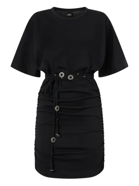 PINKO short dress with belt Black 106909A3AR