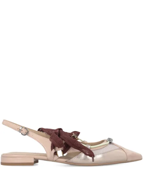 PINKO slingback ballerinas with ties Neutrals SD0547P003
