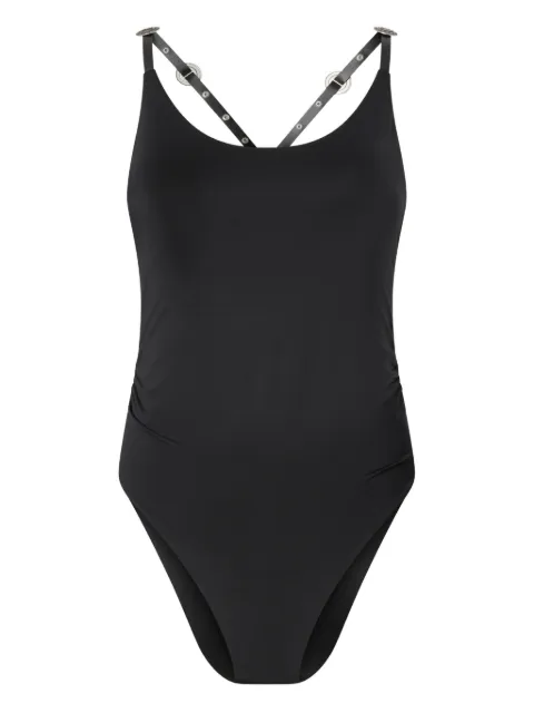 PINKO ring-detail strappy bodysuit Black 106955A3C1