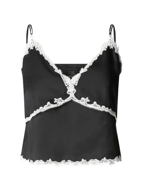 PINKO top with lace inserts Black 106893A3AV