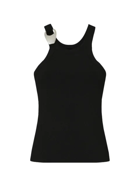 PINKO vest top with pendant buckle Black 107300A3H8