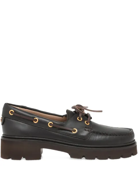 Gianvito Rossi lace-up olonne Brown G2533110GOMCLN