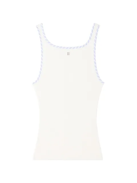 SANDRO ribbed vest top Neutrals SFPPU02789