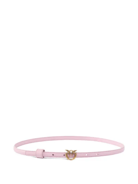 PINKO thin belt with Love Birds buckle Pink 102148A0F1